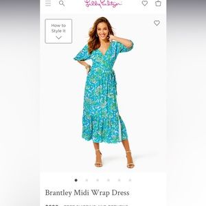 Lily Wrap Dress Size L- perfect for summer